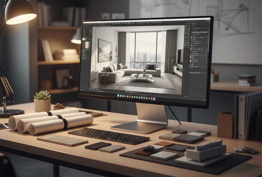 Retail store layout designed by experienced Interior designer