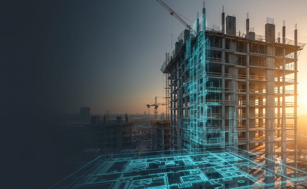 Detailed structural framework visualization demonstrating technical drafting precision.