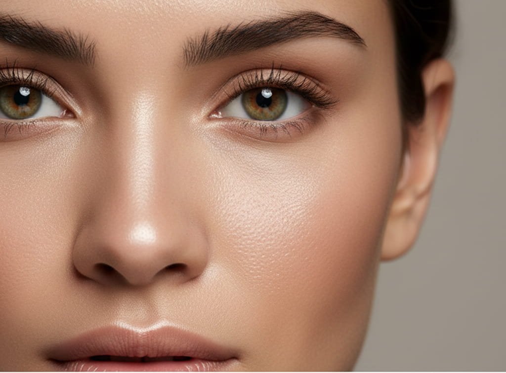 High-end beauty portrait edited by Image retouching Expert